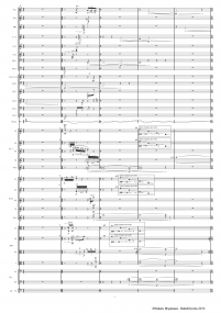 Piece pour orchestre double Wataru Miyakawa A4 z 9